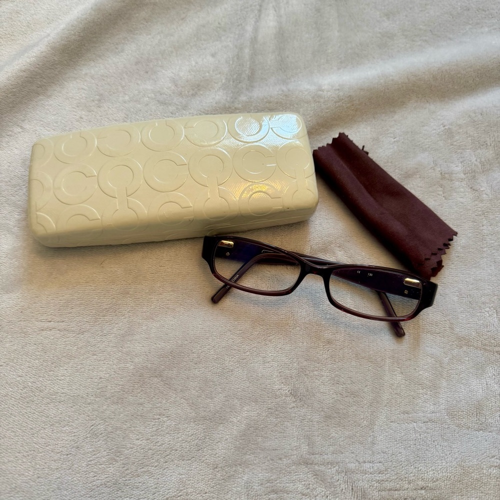 Coach Eyeglasses‎ Frame BERNICE (844) PURPLE 51-15-135 Full Rim Plastic -135